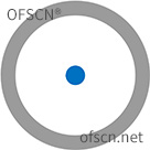 Plan View of OFSCN® Insulated Fiber Bragg Grating Temperature Sensor (Ceramic Packaging) 