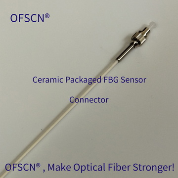 Fiber connector for OFSCN® Insulated Fiber Bragg Grating Temperature Sensor (Ceramic Packaging)