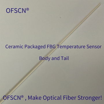 Insulation sheath and end of OFSCN® Insulated Fiber Bragg Grating Temperature Sensor (Ceramic Packaging)