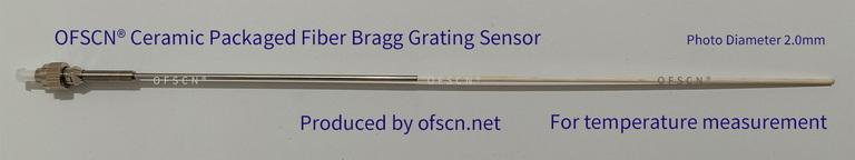 OFSCN® Insulated Single-Point Fiber Bragg Grating Temperature Sensor (ceramic packaging)