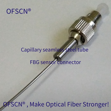 北诺®毛细®无缝钢管光纤光栅传感器接头（FC/APC、FC/PC）（金属、耐高温、耐低温）