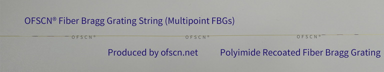 FBG String/Array used in OFSCN® Capillary Seamless Steel Tube FBG Sensor