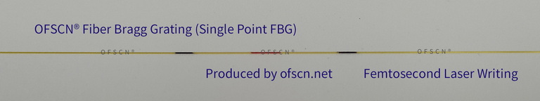 OFSCN® Ultra-low Temperature FBG Temperature Sensor's Fiber Bragg Grating Example 01