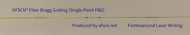 OFSCN® Ultra-low Temperature FBG Temperature Sensor's Fiber Bragg Grating Example 02