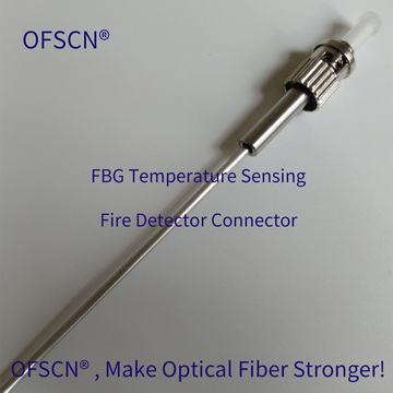 Picture of Fiber optic connectors used in seamless steel tube FBG temperature sensing fire detector(FC, ST Fiber optic connectors)