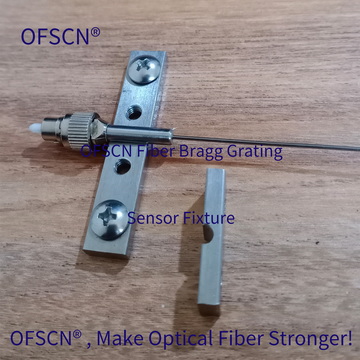 Construction Diagram of Installation Fixture for Fiber Bragg Grating Sensor