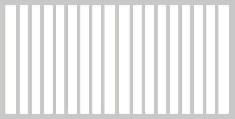 Diagram of an equidistant grating with slits of the same width and spacing